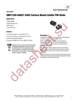 SMP1330-040LF datasheet  